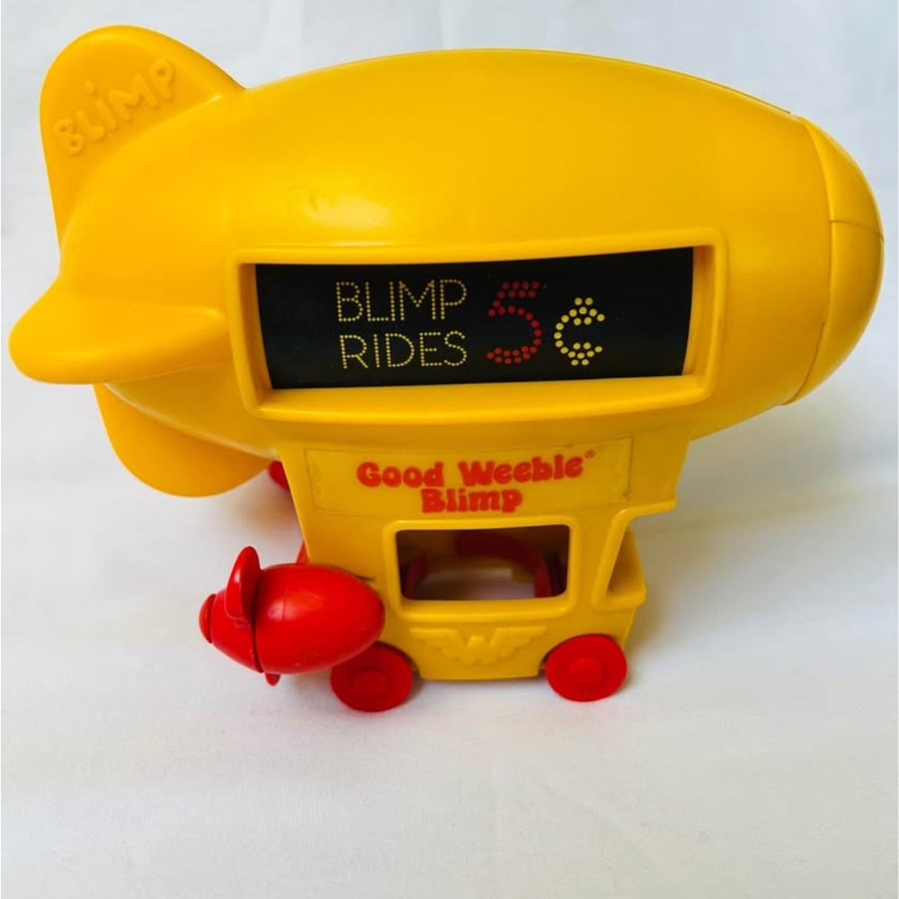 Vintage Weebles Blimp Toy
